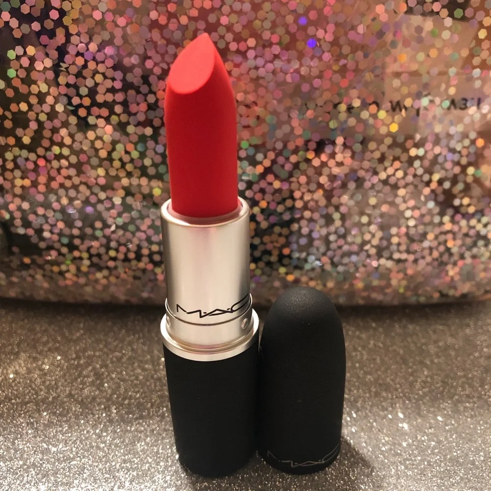 BNIB! MAC Powder Kiss Lipstick in Mandarin O 308